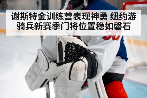 hockey goalie making save